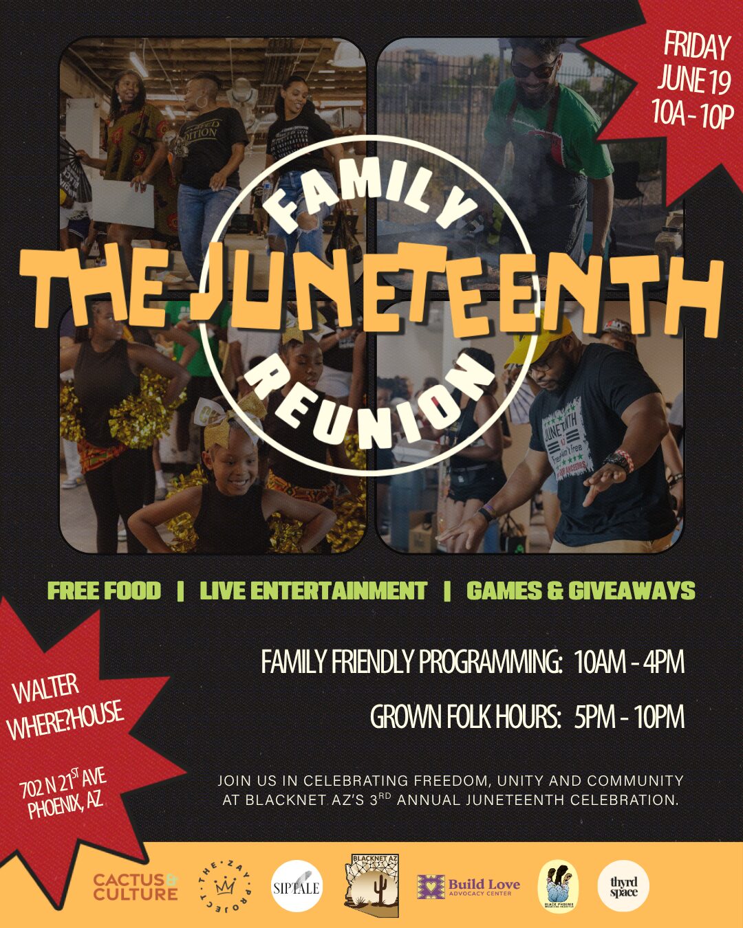 The 2026 Juneteenth Family Reunion Main Flyer