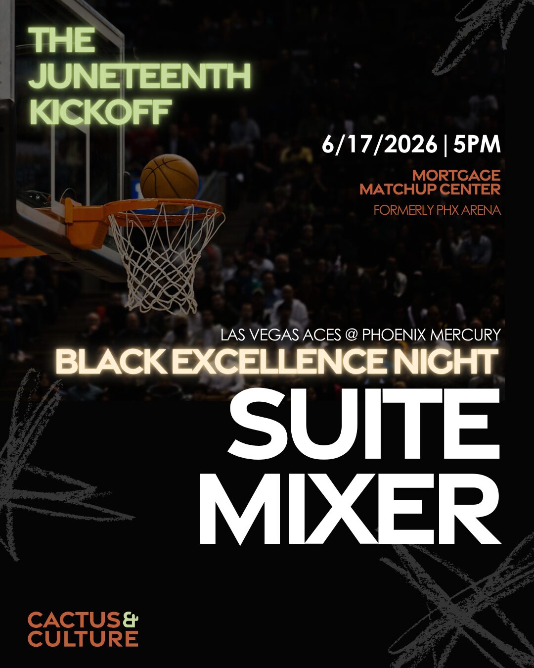 The Juneteenth Kickoff Mercury Mixer flyer