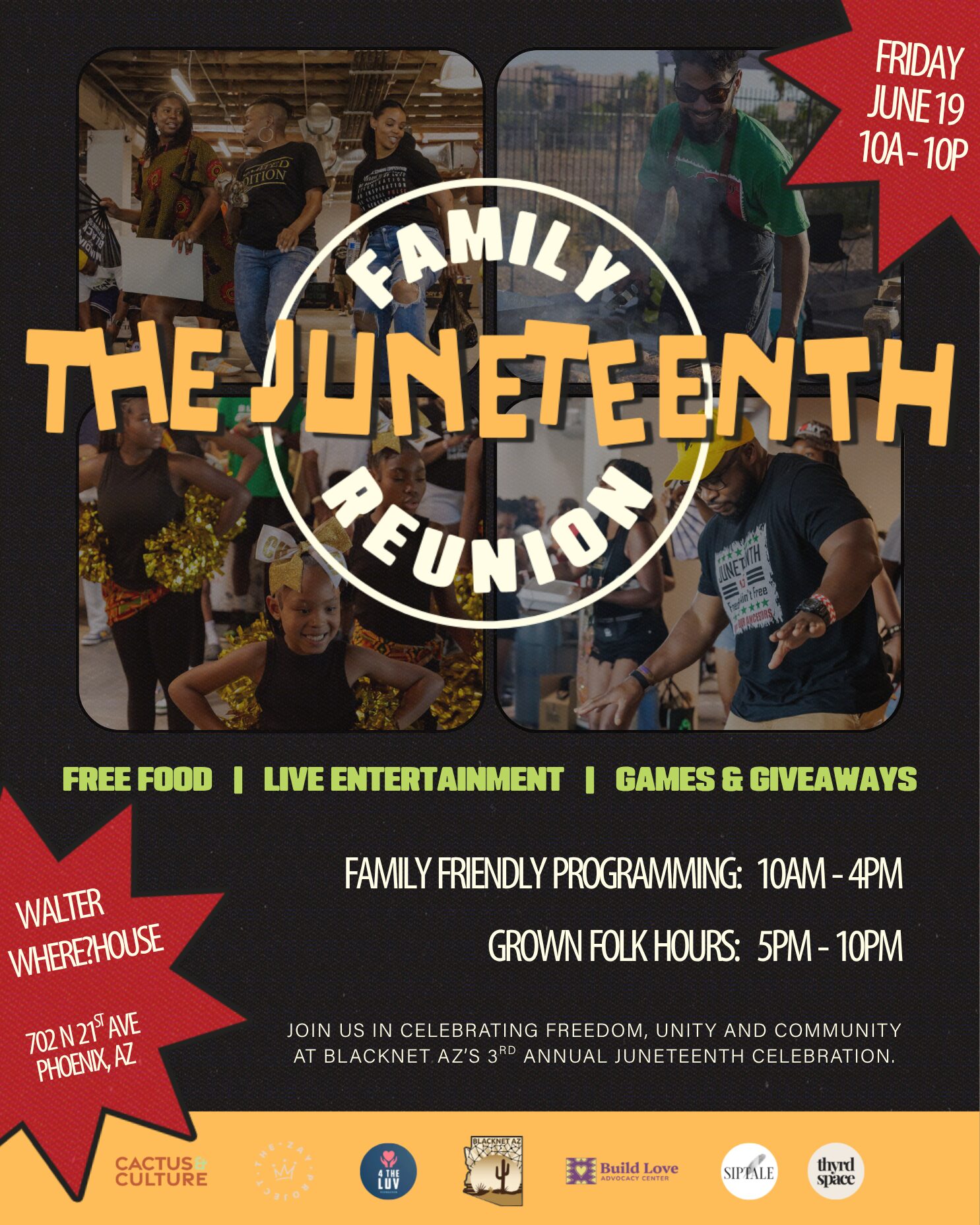 The 2026 Juneteenth Family Reunion Main Flyer